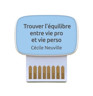 Carte de coaching "Trouver l'équilibre entre vie pro et vie perso"