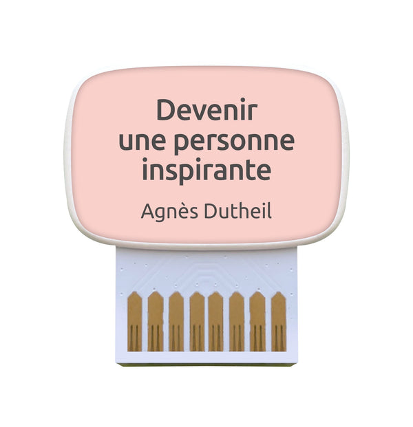 Carte de coaching "Devenir une personne inspirante"