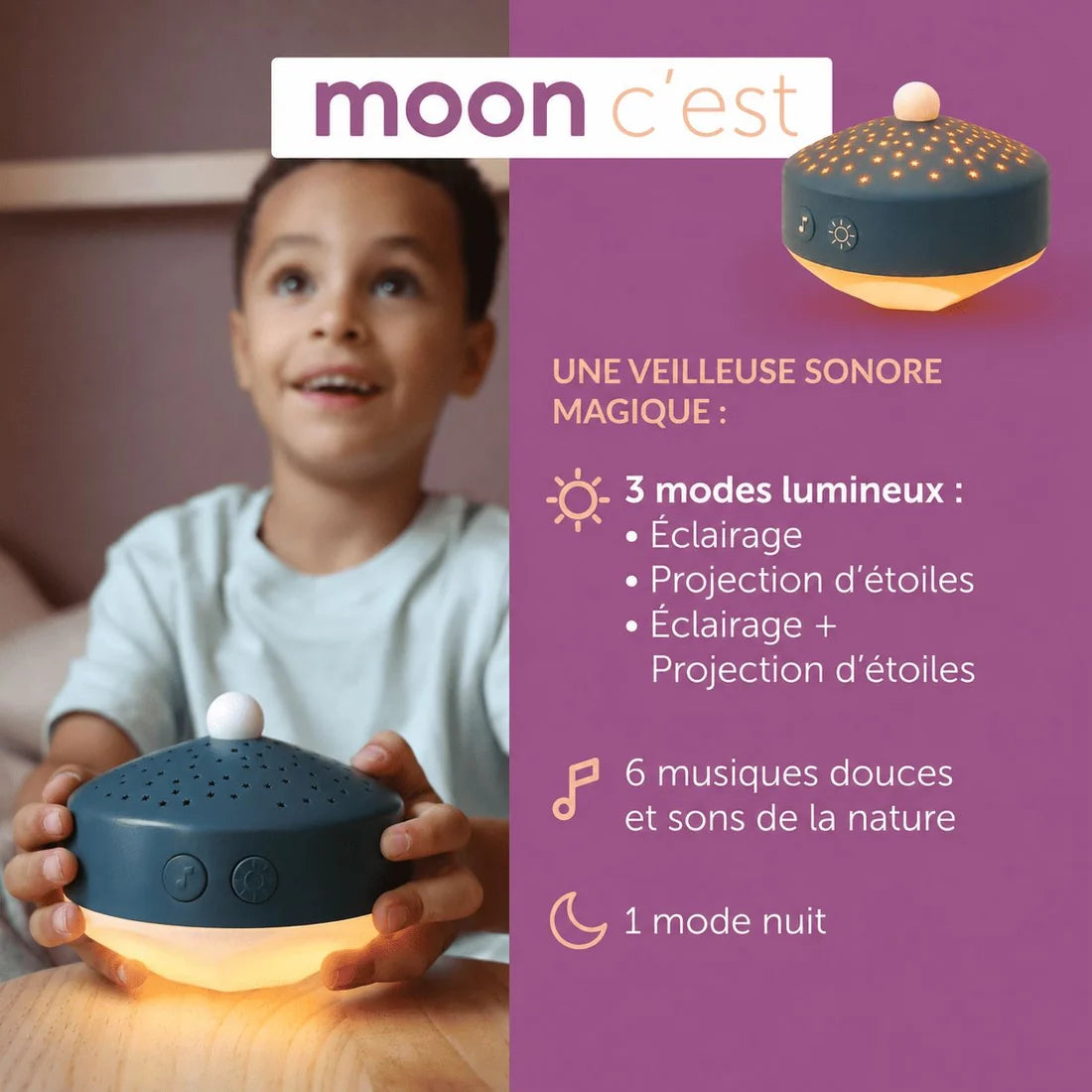 Moon la veilleuse magique