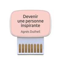 Carte de coaching "Devenir une personne inspirante"