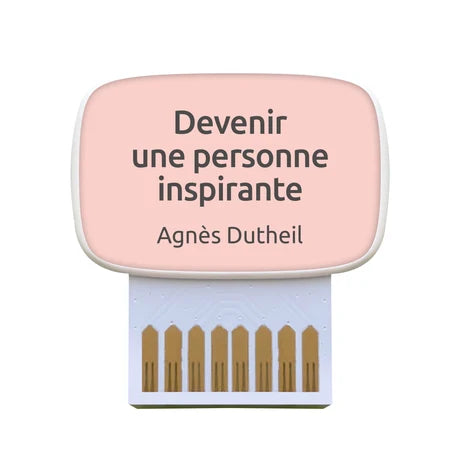 Carte de coaching "Devenir une personne inspirante"