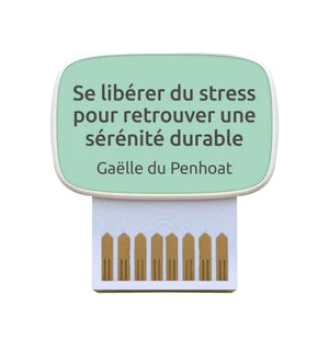 Carte de coaching "Se libérer du stress pour retrouver une sérénité durable"