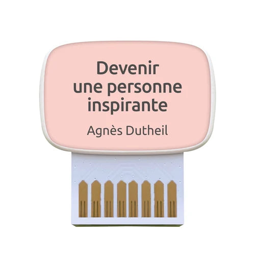 Carte de coaching "Devenir une personne inspirante"