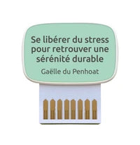 Carte de coaching "Se libérer du stress pour retrouver une sérénité durable"