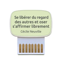 Carte de coaching "Se libérer du regard des autres et oser s'affirmer librement"