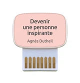 Carte de coaching "Devenir une personne inspirante"