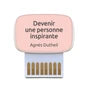 Carte de coaching "Devenir une personne inspirante"